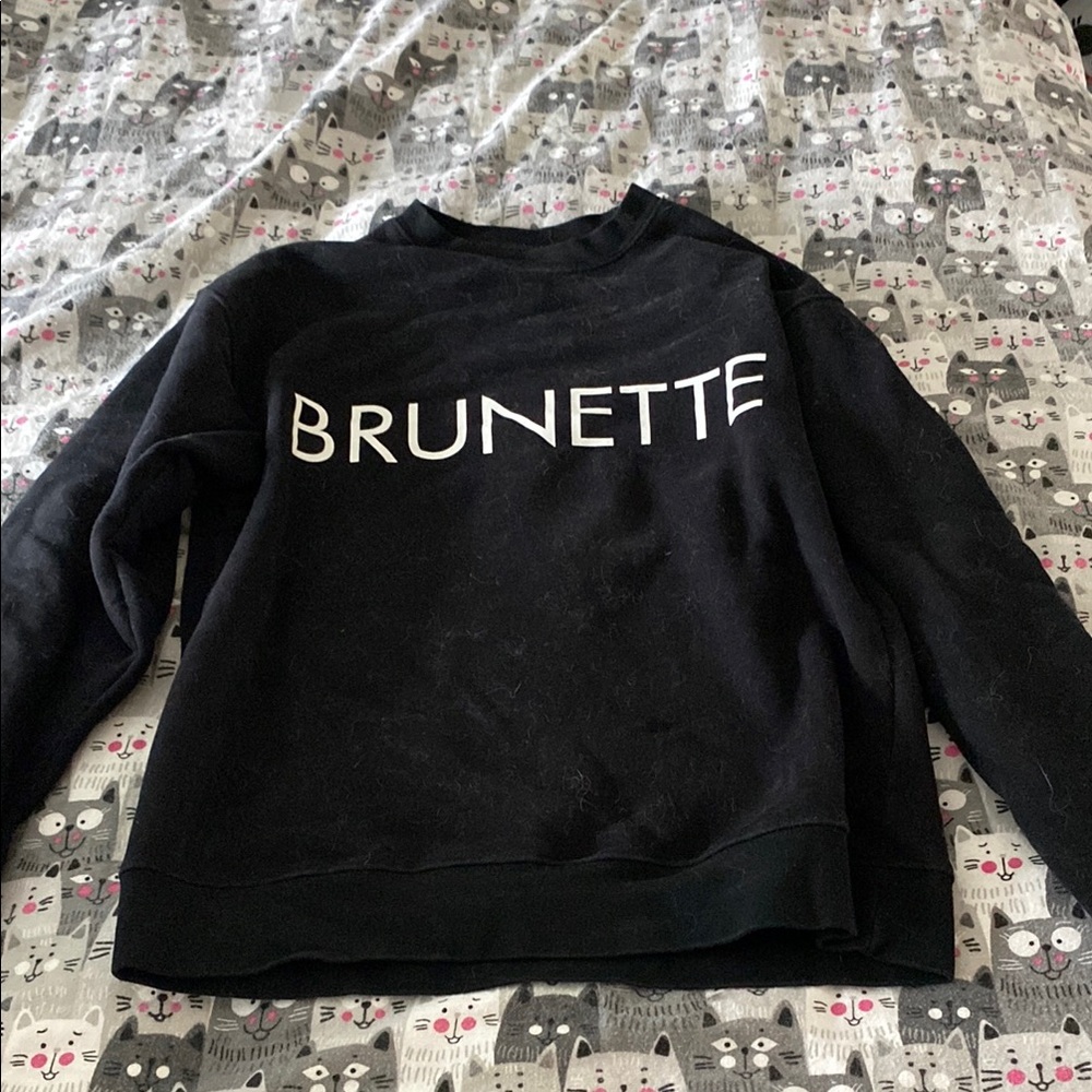 Brunette brand sweatshirt